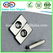 block magnet with screw hole